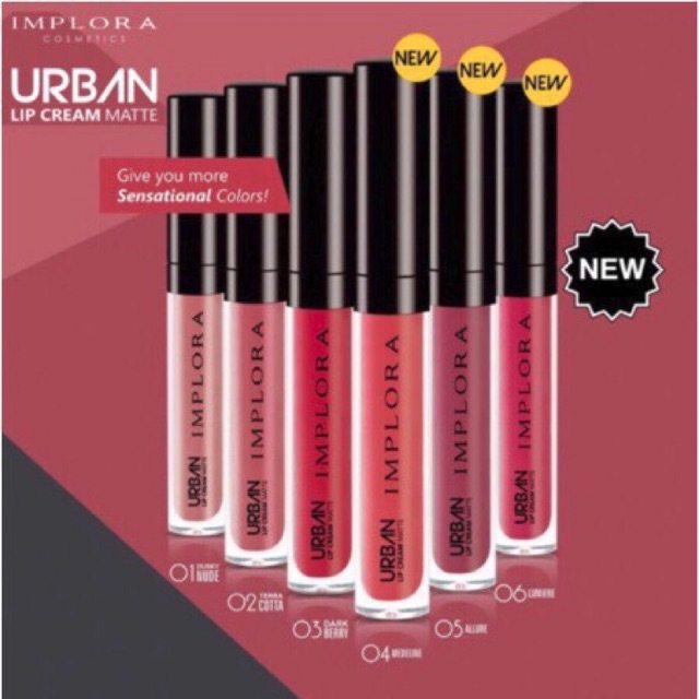 COD implora urban lip cream matte lipstick original