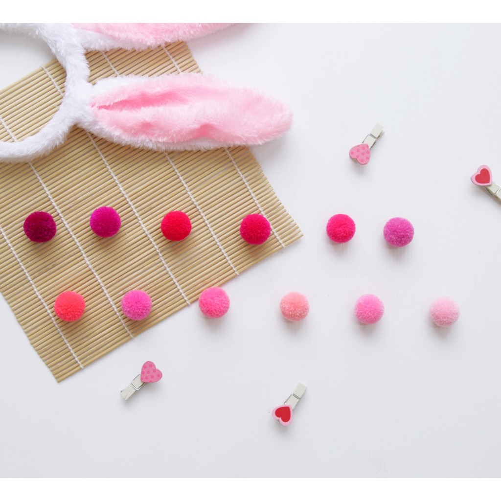 Pompom handmade pompom woll size 2cm