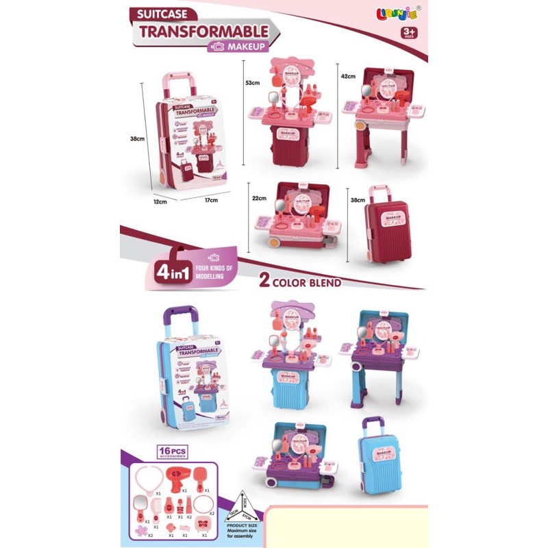 PRETEND PLAY SUITCASE 41N1 MAKEUP