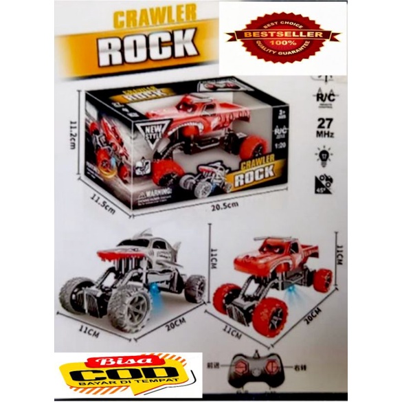 PROMO COD MAINAN MOBIL REMOTE CRAWLER ROCK
