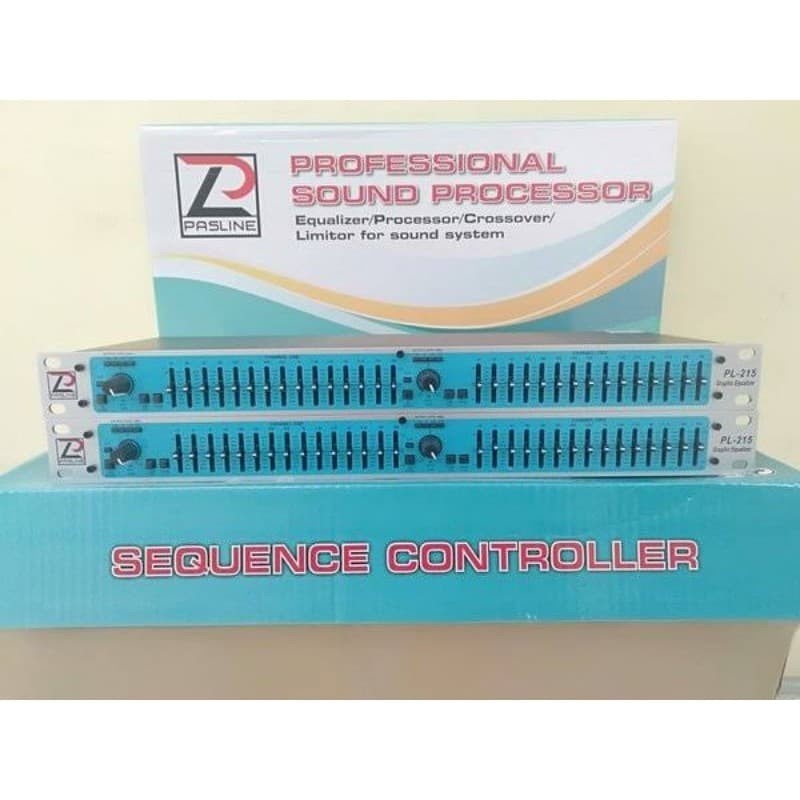 EQUALIZER PASLINE PL 215 PL215 PLUS SUBWOOFER 2X15 CH
