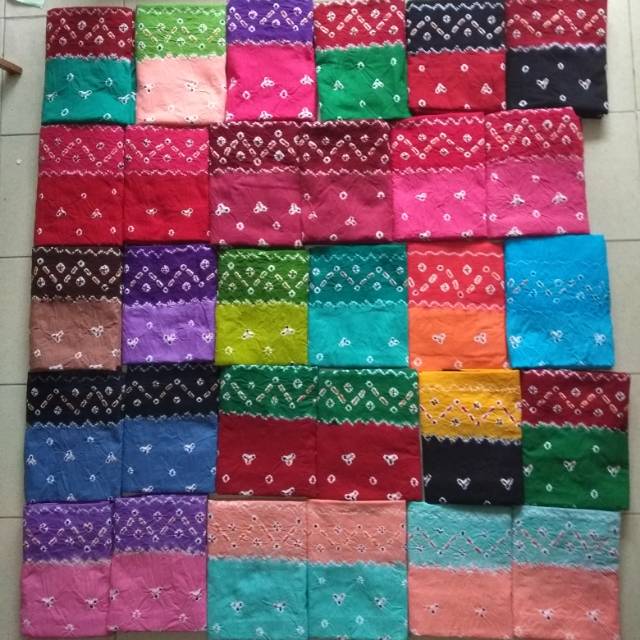 Batik Jumputan Tumpal Handmade