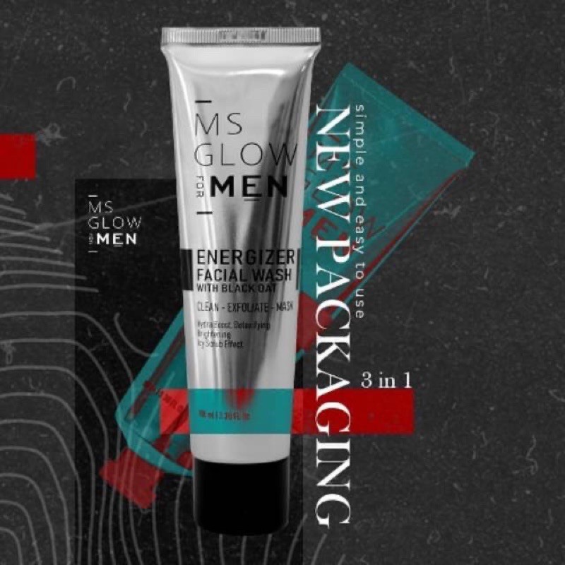 facial wash men ms glow