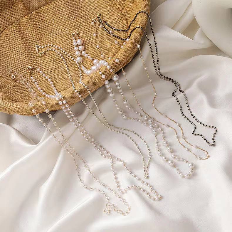 Strap Msker Wanita/Kalung Masker Titanium