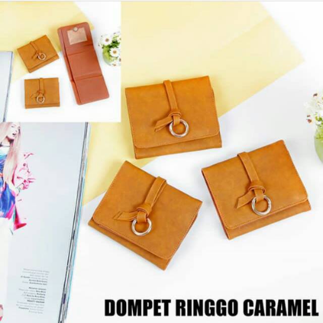 DOMPET RINGGO CARAMEL
