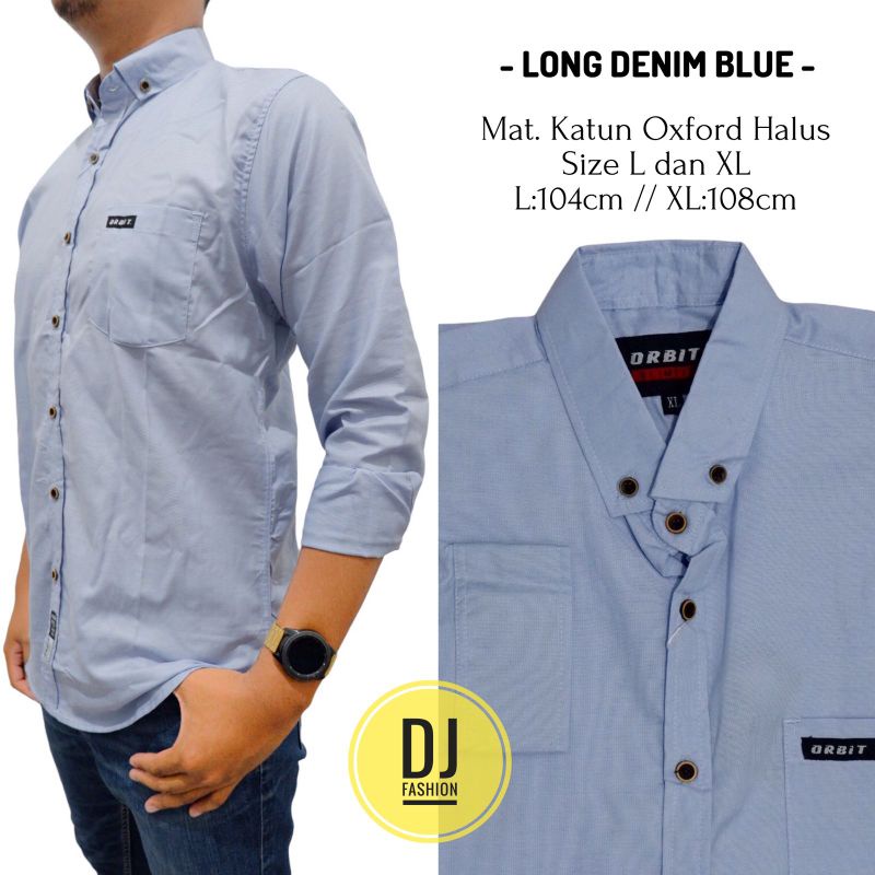 KEMEJA LONGDNNBLUE