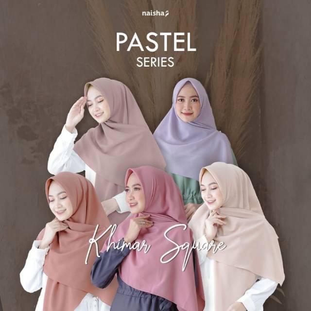 KHIMAR SQUARE CREPE by NAISHA