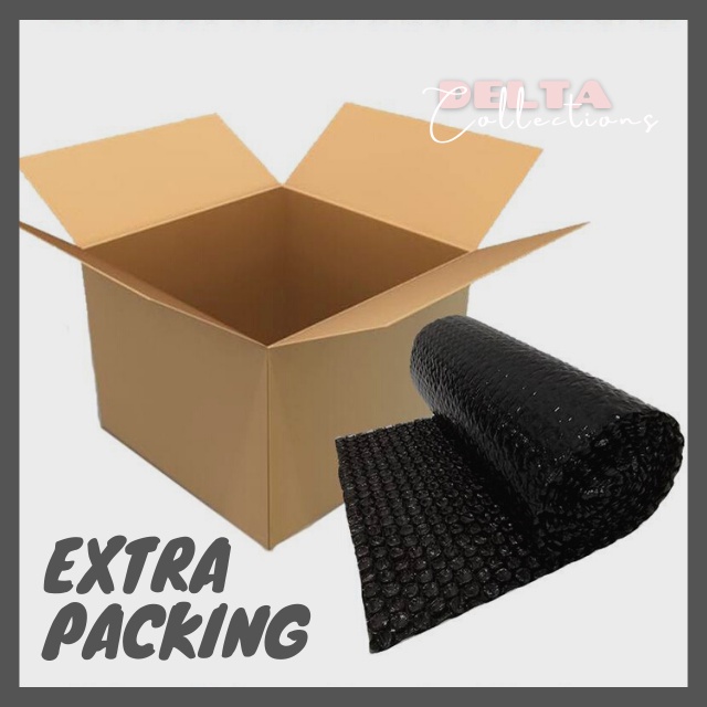 EXTRA PACKING - Bubble Wrap + Kardus