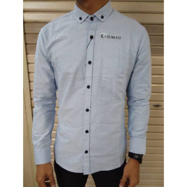 KEMEJA CASUAL SOFT BLUE