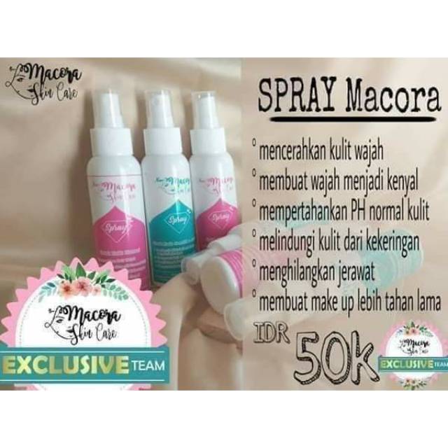 Spray macora skincare