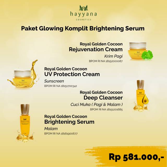 Paket Komplit Brightening serum