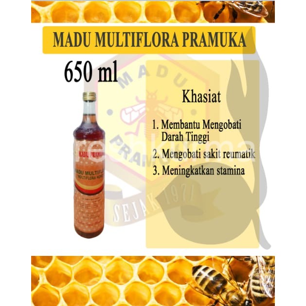 MADU PRAMUKA MULTIFLORA 650ml