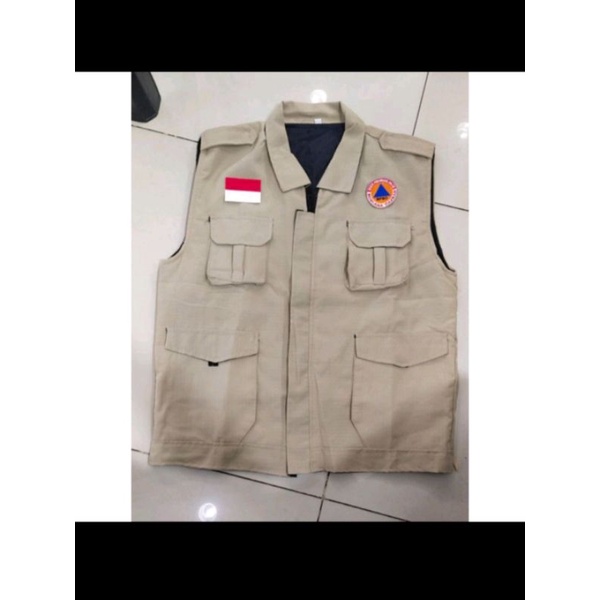 rompi BPBD krem