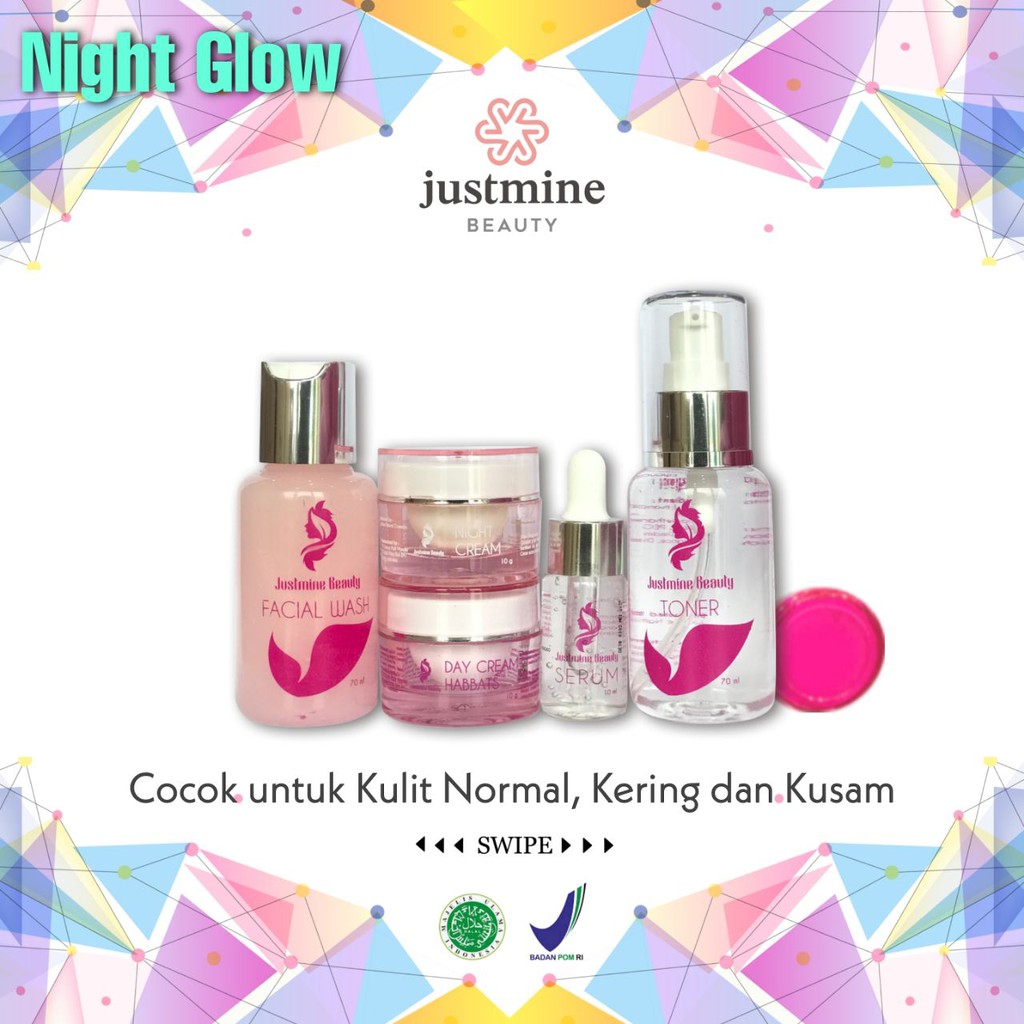 JUSTMINE PAKET GLOW NORMAL