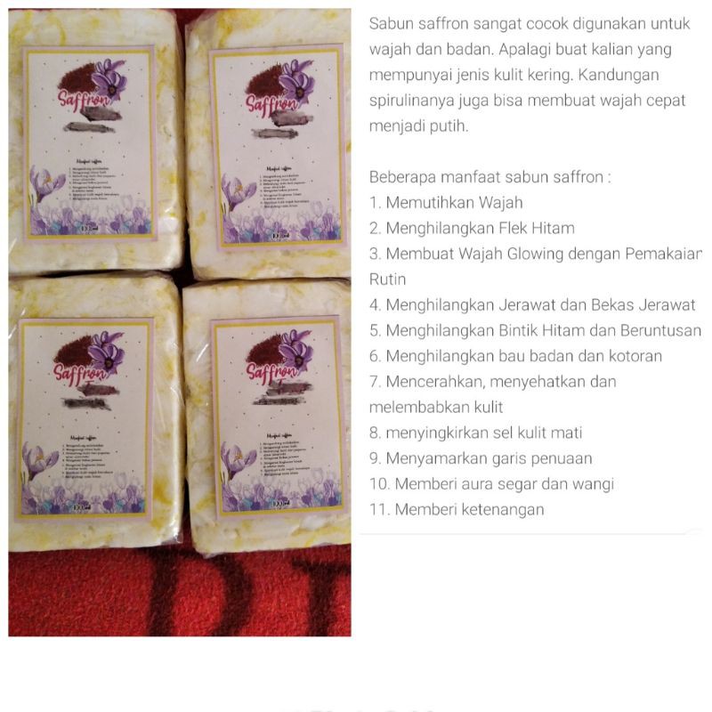 sabun saffron