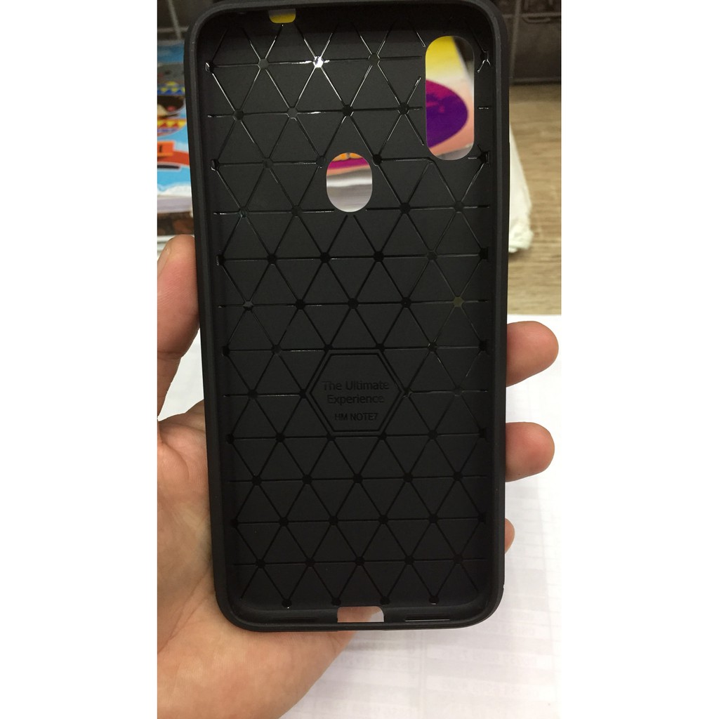 Case soft carbon redmi note 7