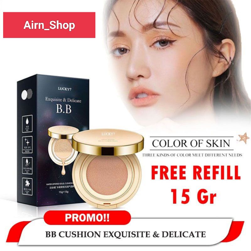 PROMO BB CUSHION EXQUISITE & DELICATE WITH REFIL