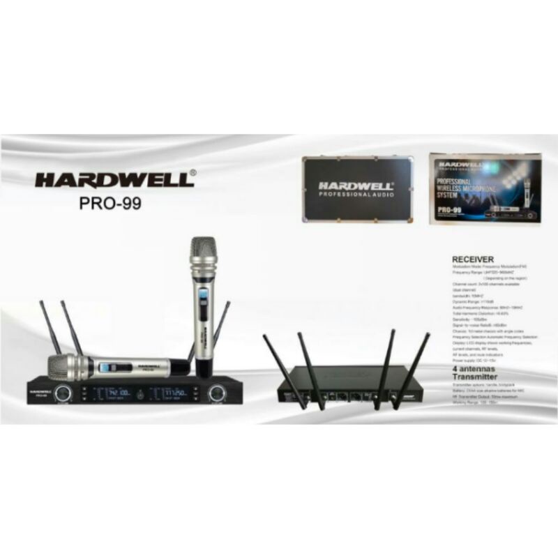 Mic Wireless Hardwell PRO 99 Handled ORIGINAL