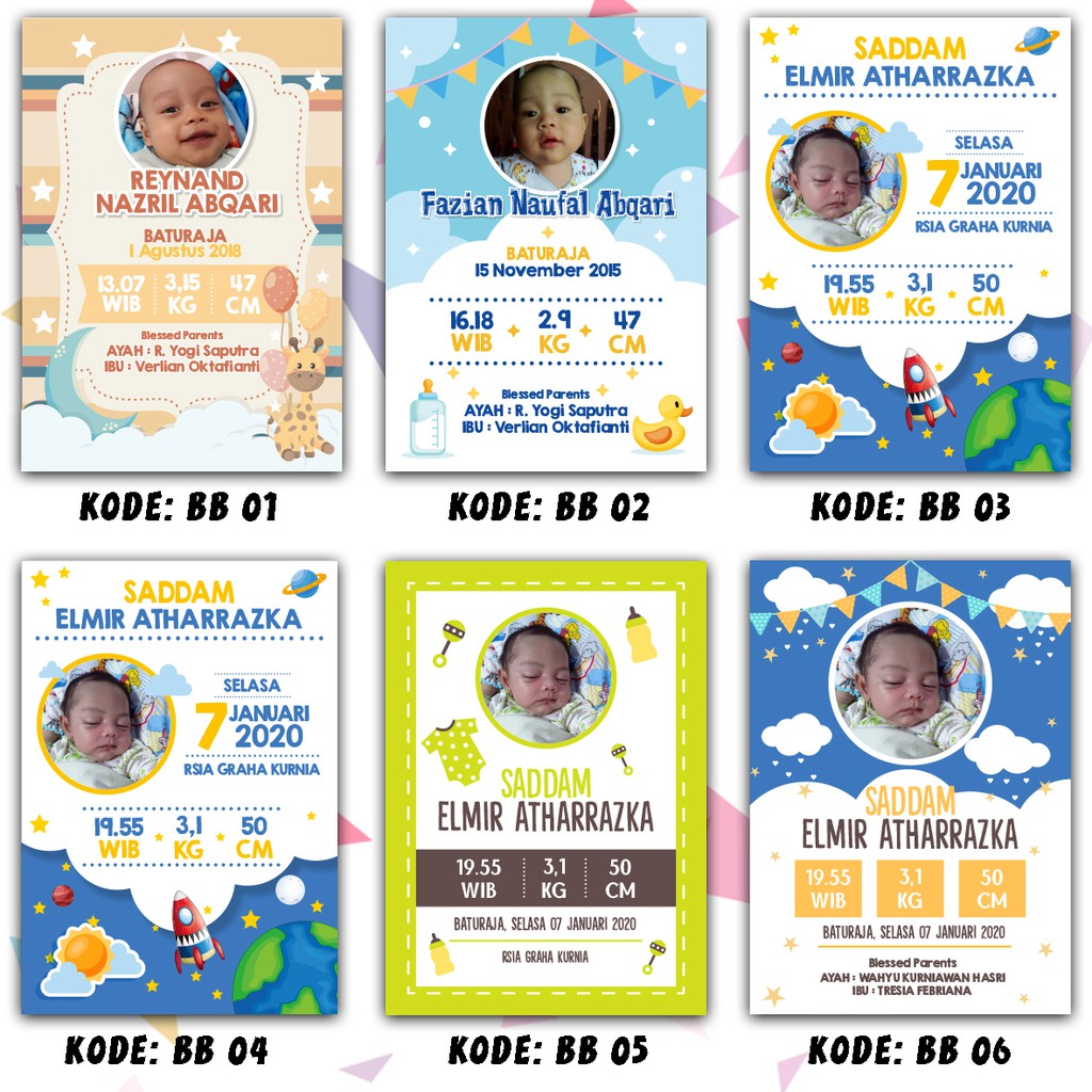 JASA PEMBUATAN BIODATA BAYI