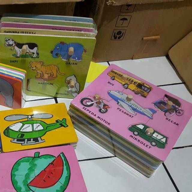 Puzzle kayu isi 5