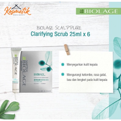 MATRIX BIOLAGE SCALPPURE CLARIFYING SCRUB FOR DANDRUFF CONTROL 25ML