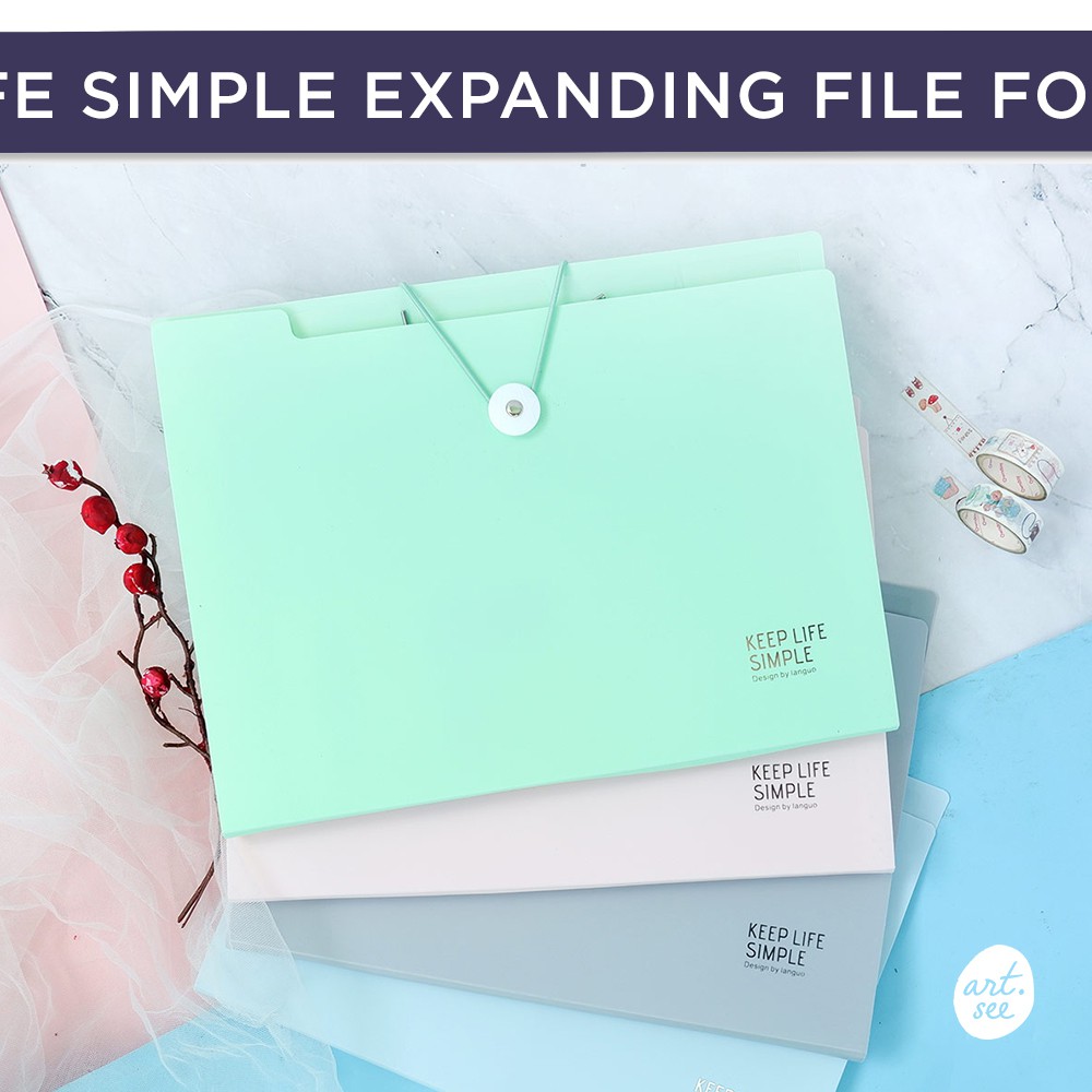 Keep Life Simple Expanding File Folder