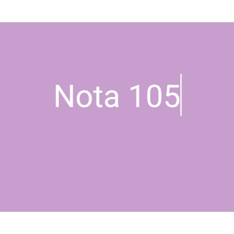 nota 105rb