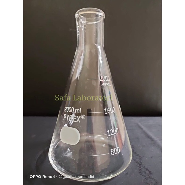Erlenmeyer Flask 2000Ml Pyrex