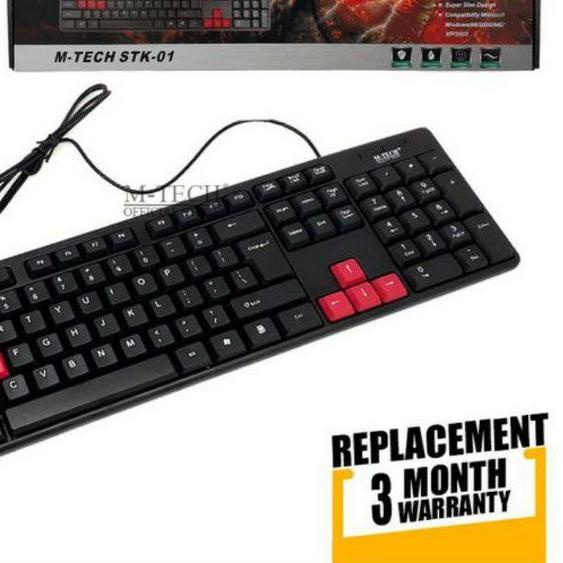 Keyboard USB Mtech / Keyboard PC Laptop komputer Usb M Tec