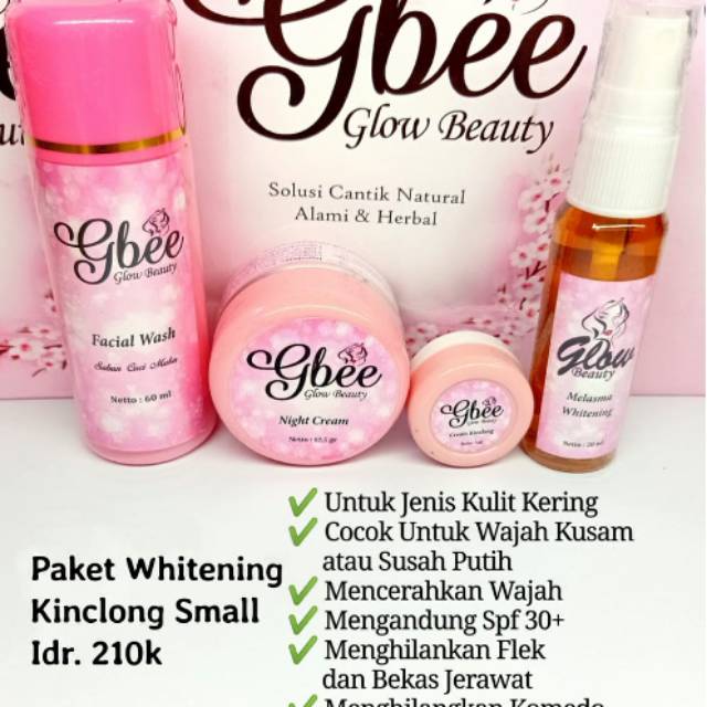 Paket cream kinclong++( gbee)