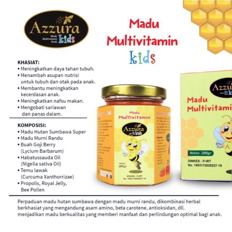 Madu Multivitamin Kids