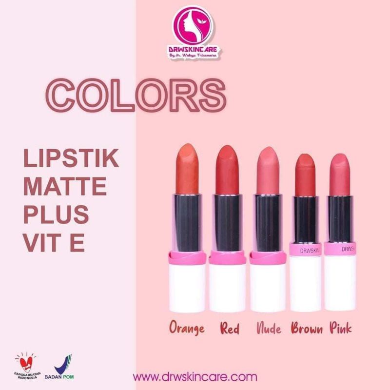 Lipstik Matte Plus VIT E