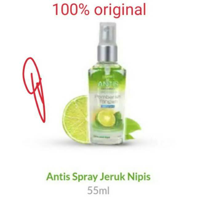 Antis Hand Sanitize antiseptic jeruk nipis 55ml