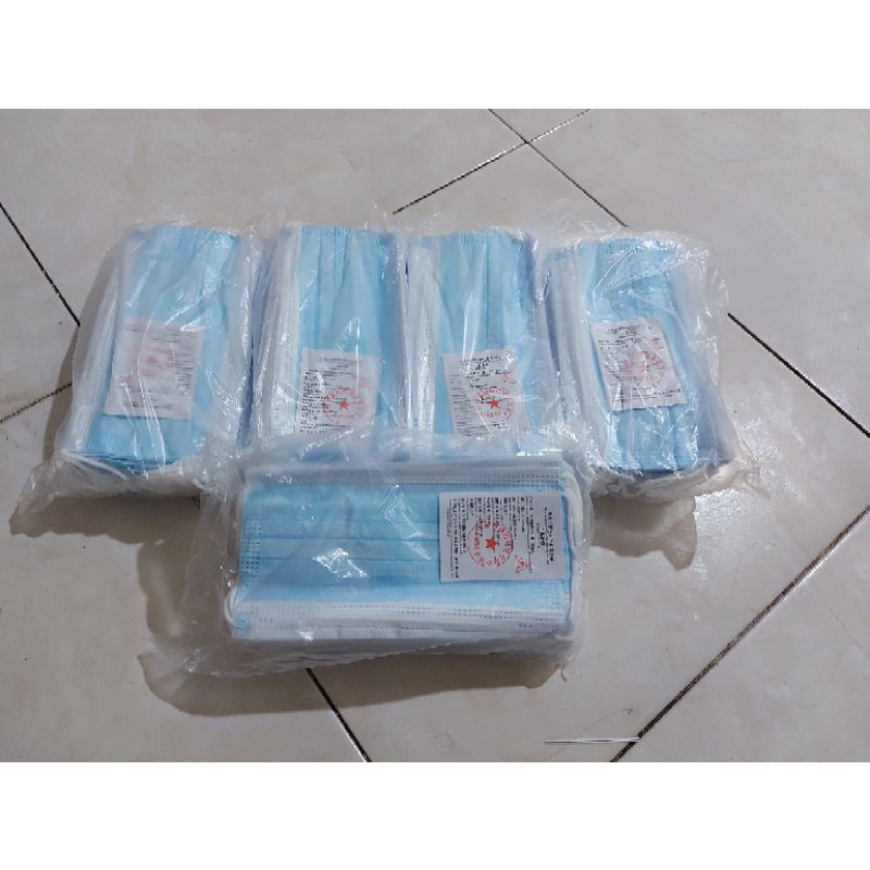 Masker 3ply Earloop No Box
