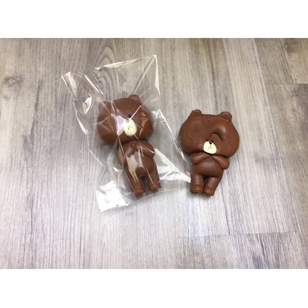 BARU!! SQUISHY LINE BROWN