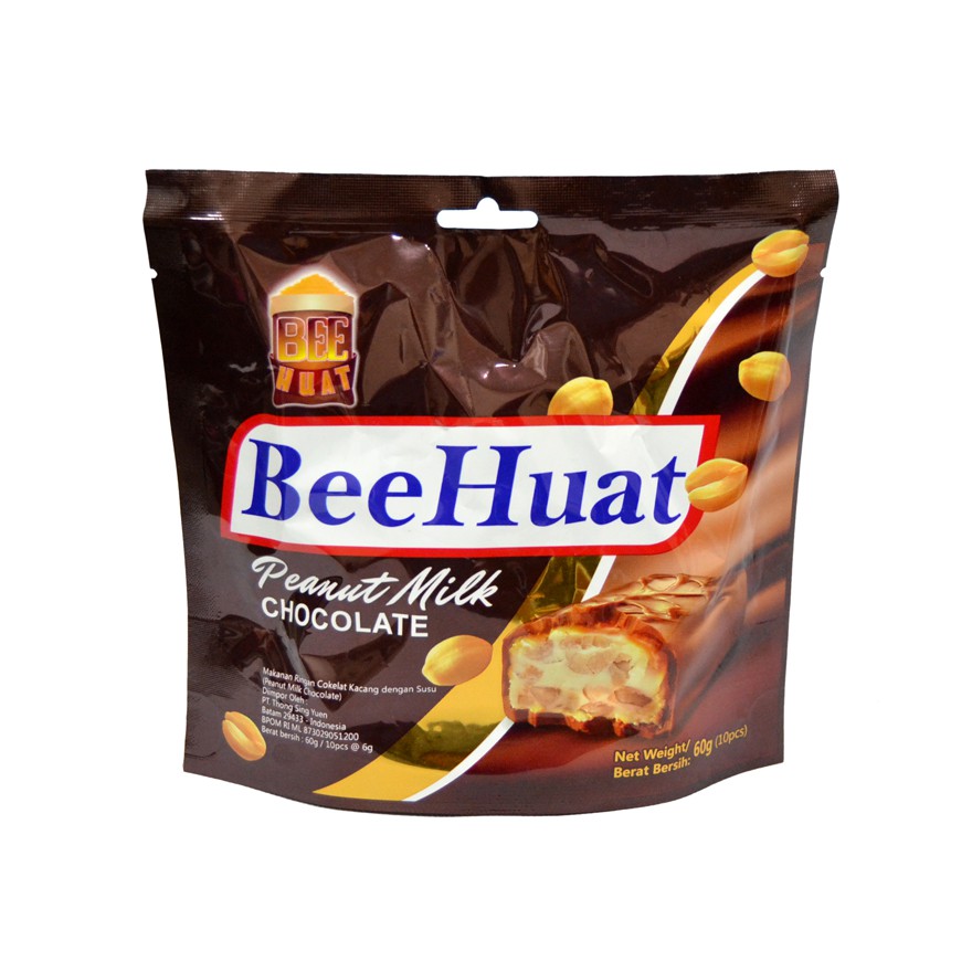 BEE HUAT PEANUT MILK CHOCO 60GR