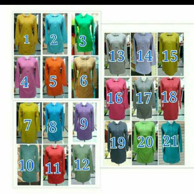 Kaos tunik polo