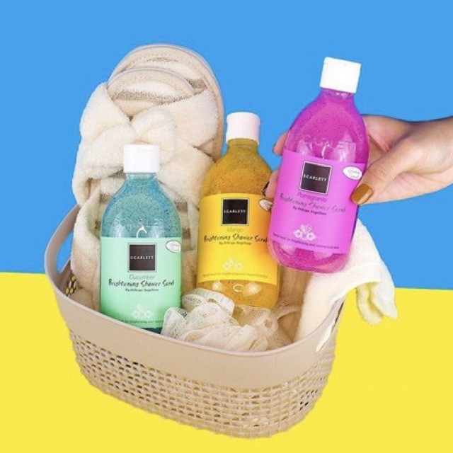 scarett whitening body shower