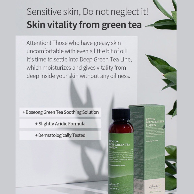 Benton Deep Green Tea Toner