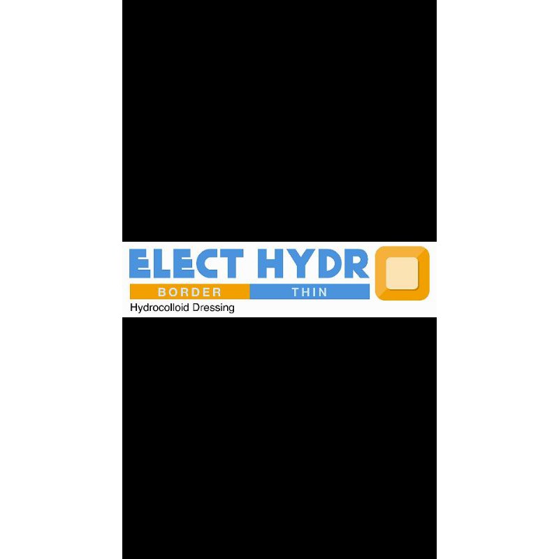 ELECT HYDRO THIN 10X10 / hidrocolloid dressing