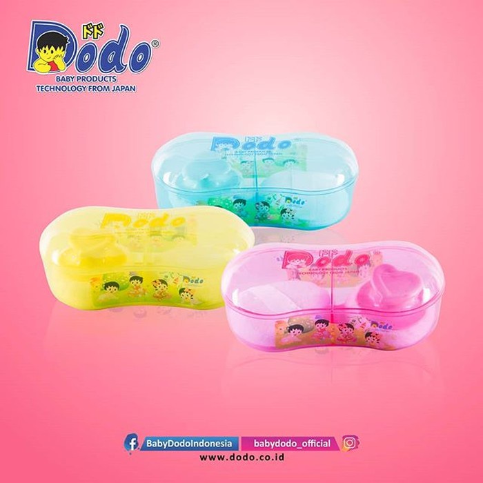 Dodo Tempat Bedak 2in1 Peanut Warna Random