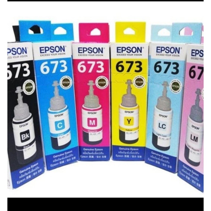 sepaket tinta printer 673