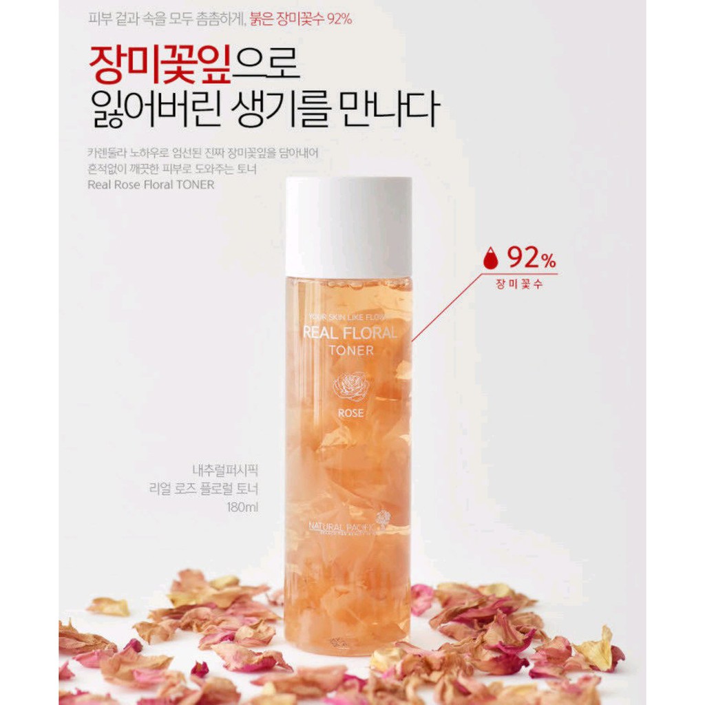 NATURAL PACIFIC Real Flower Toner