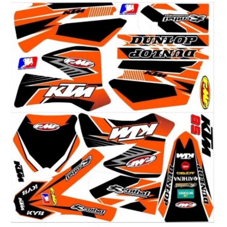 striping motor ktm