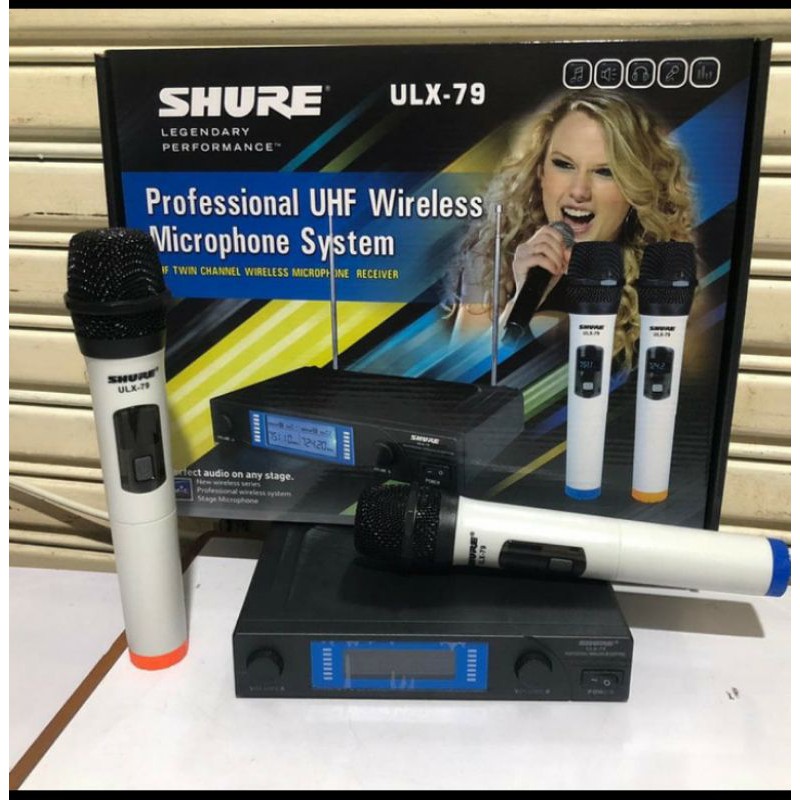 Mic wireless Shure ULX 79 2mic handheld