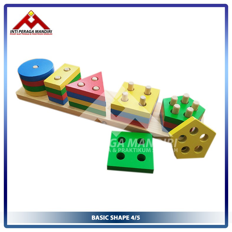 IPMToys - BASIC SHAPE 4/5 - Mainan Edukasi Anak