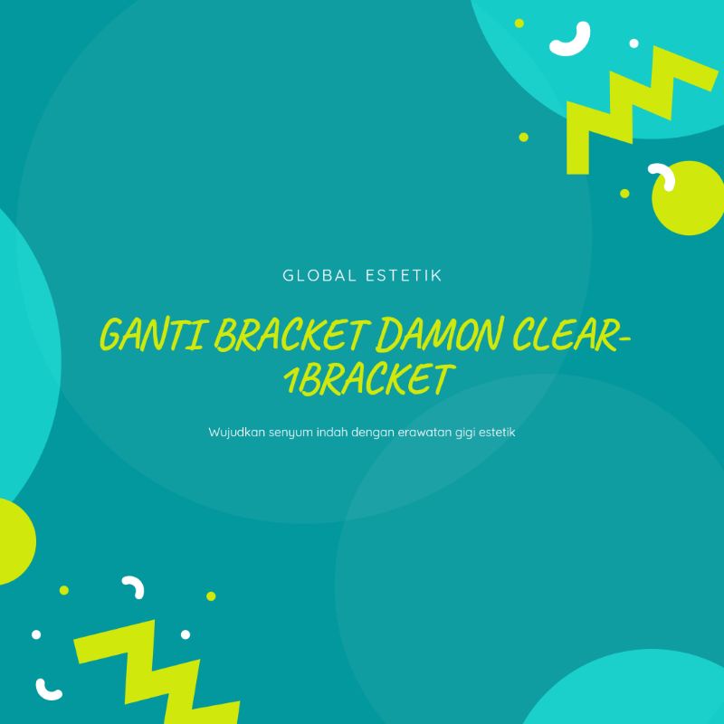 Ganti Bracket Damon Clear-1Bracket