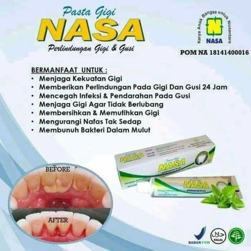 Pasta gigi nasa