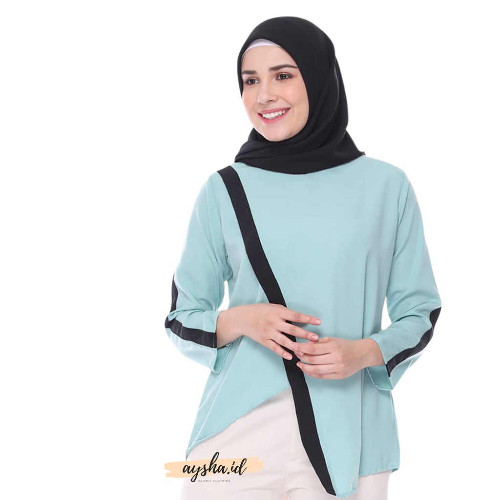 Astria Blouse - Green Mint