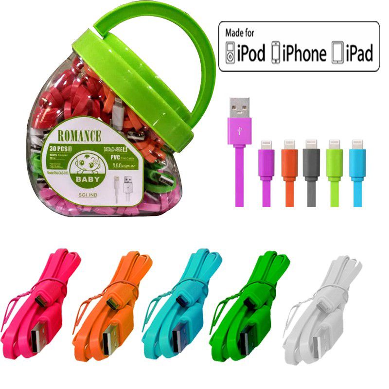 MN - KABEL DATA CHARGER ROMANCE FOR USB IPHONE / MICRO CABLE / MICRO USB DATA IPHONE